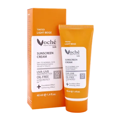 تصویر ضد آفتاب رنگی SPF50 پوست‌ خشک وچه