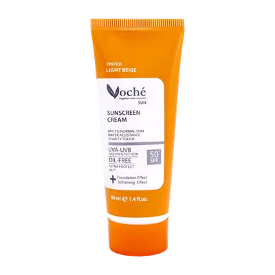 تصویر کرم ضد آفتاب رنگی SPF 50 پوست‌ خشک و معمولی وچه