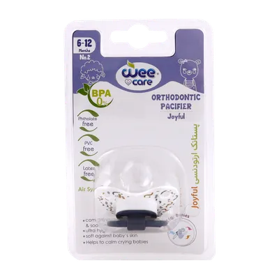 تصویر پستانک ارتودنسی Joyful از 6 تا 12 ماهگی وی کر کد P122