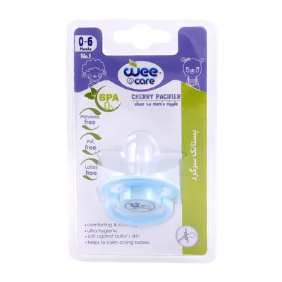 تصویر پستانک سر گرد گیلاسی تا 6 ماهگی وی کر کد P135