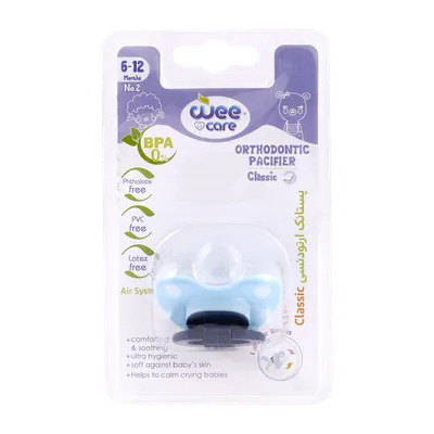 تصویر پستانک ارتودنسی کلاسیک ساده از 6 تا 12 ماهگی وی کر کد P119