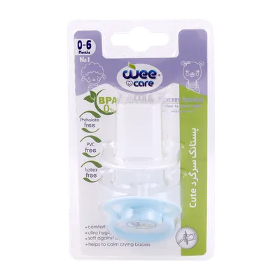 تصویر پستانک سر گرد Cute تا 6 ماهگی وی کر کد P101