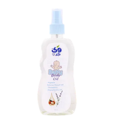 تصویر روغن بدن کودک آرگان و اسطوخودوس وی کر 230 میلی لیتری
