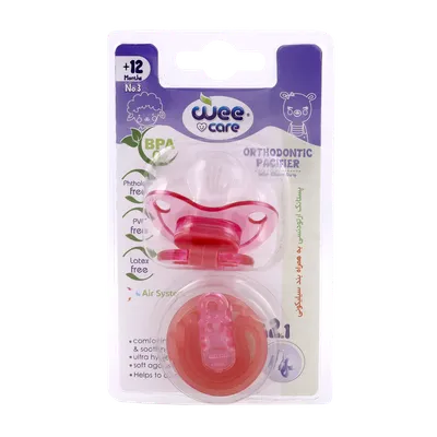 تصویر پستانک ارتودنسی و بند سیلیکونی از 12 ماهگی وی کر کد P152