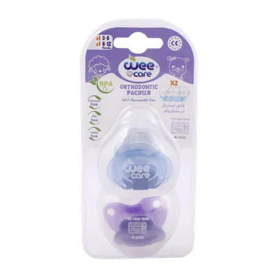 تصویر پستانک دوقلوی قابل استریل در مایکروفر وی کر کد P140