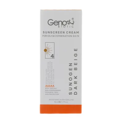تصویر کرم ضد آفتاب SPF 50 سانوژن پوست چرب و مختلط ژنوبایوتیک