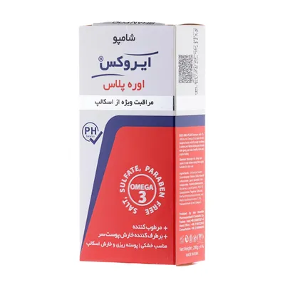 تصویر شامپو ضد خارش و خشکی پوست سر اوره پلاس ایروکس