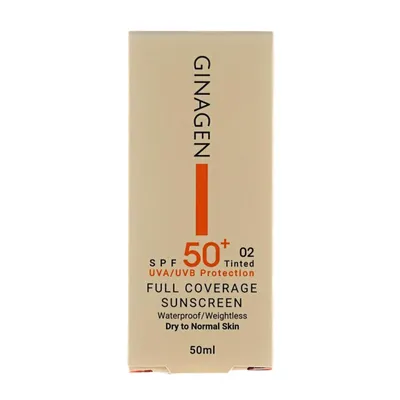 تصویر ضد آفتاب پوست خشک و نرمال SPF50 ژیناژن