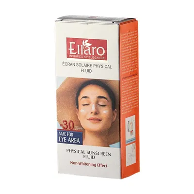 تصویر فلوئید ضد آفتاب فیزیکال SPF 30 پوست حساس الارو