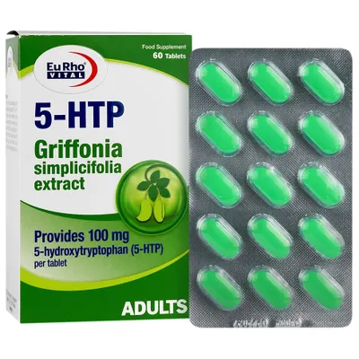 تصویر قرص 5 اچ تی پی یوروویتال 60 عددی