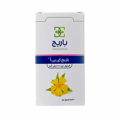 تصویر کپسول نرم روغن گل مغربی باریج ای پی اُ باریج اسانس