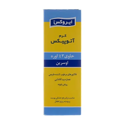 تصویر کرم آتوپیکس 3% اوره پوست اطفال ایروکس 75 گرمی