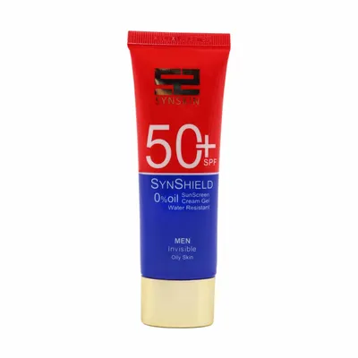 تصویر کرم ژل ضد آفتاب فاقد چربی SPF 50 ساین شیلد مردانه ساین اسکین