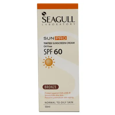 تصویر کرم ضد آفتاب رنگی SPF 60 سی گل پوست معمولی تا چرب