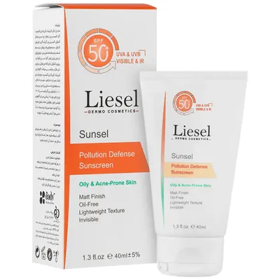 تصویر کرم ضد آفتاب SPF 50 لایسل پوست چرب و مستعد آکنه 