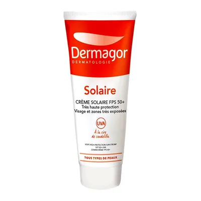 تصویر کرم ضد آفتاب بی رنگ SPF50 درماگور پوست نرمال تا خشک 