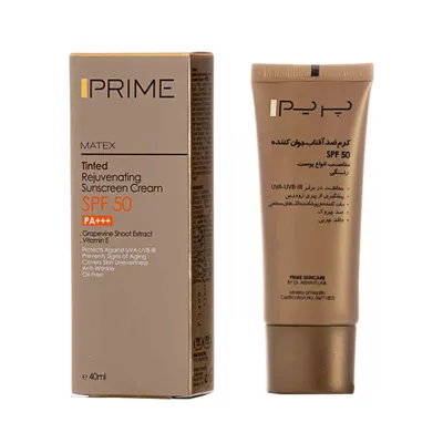 تصویر کرم ضد آفتاب جوان کننده پوست SPF 50 پریم