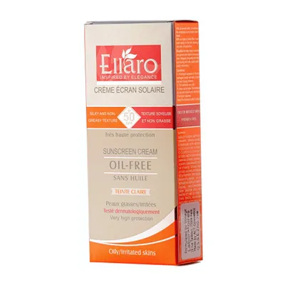تصویر کرم ضد آفتاب رنگی SPF 50 الارو پوست چرب