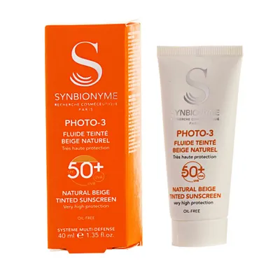 تصویر کرم ضد آفتاب SPF 50 بژ طبیعی سین بیونیم