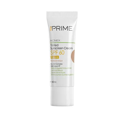 تصویر کرم ضد آفتاب رنگی SPF60 پوست چرب پریم 