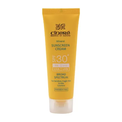 تصویر کرم ضد آفتاب بی رنگ SPF 30 پوست حساس و نازک سینره
