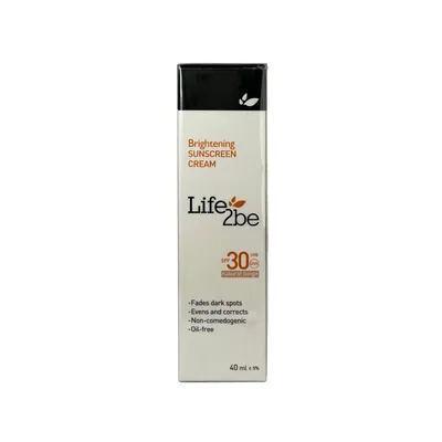 تصویر کرم ضد آفتاب و روشن کننده پوست SPF 30 لایف توبی