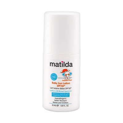 تصویر لوسیون ضد آفتاب کودک SPF 50 ماتیلدا 