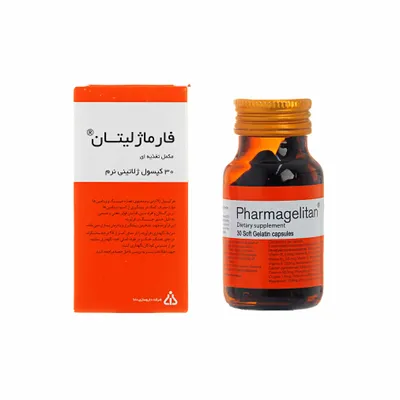 تصویر سافت ژل فارماژلیتان دانا بهبود سطح انرژی 30 عددی