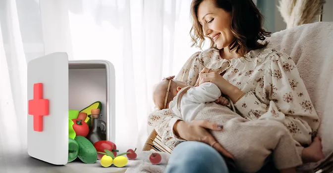 رژیم غذایی مادر برای اسهال نوزاد​