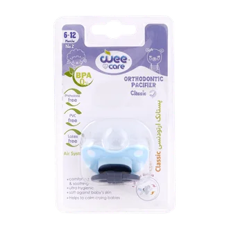 تصویر پستانک ارتودنسی کلاسیک ساده وی کر از 6 تا 12 ماهگی کد P119