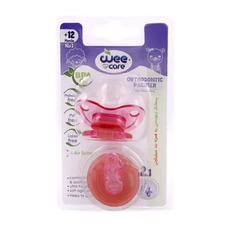 تصویر پستانک ارتودنسی و بند سیلیکونی وی کر از 12 ماهگی کد P152