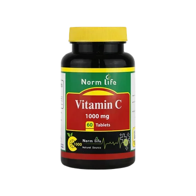 تصویر قرص ویتامین سی نورم لایف 1000 میلی گرم