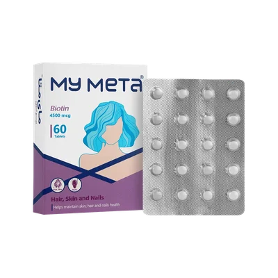 تصویر قرص بیوتین 4500 میکرو گرم مای متا