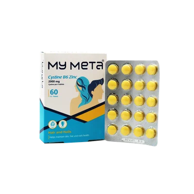 تصویر قرص سیستین B6 زینک مای متا