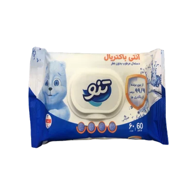تصویر دستمال مرطوب معطر آنتی باکتریال تنو
