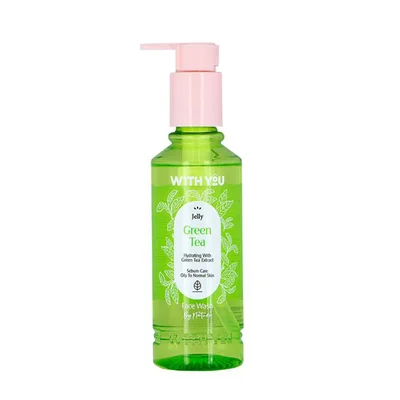تصویر ژل شستشوی صورت پوست چرب تا معمولی Green Tea ویت یو