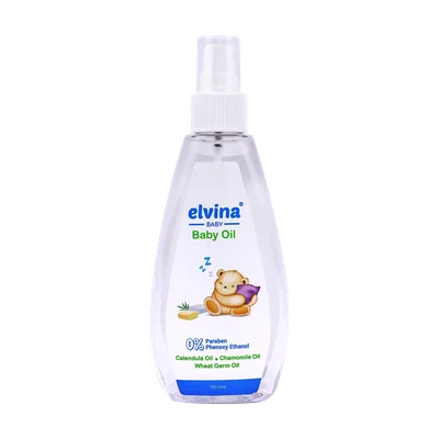 تصویر روغن بدن بچه الوینا