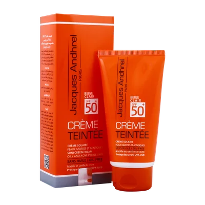 تصویر ضد آفتاب پوست چرب SPF50 ژاک آندرل