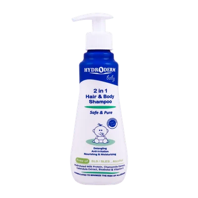 تصویر شامپو سر و بدن بچه هیدرودرم