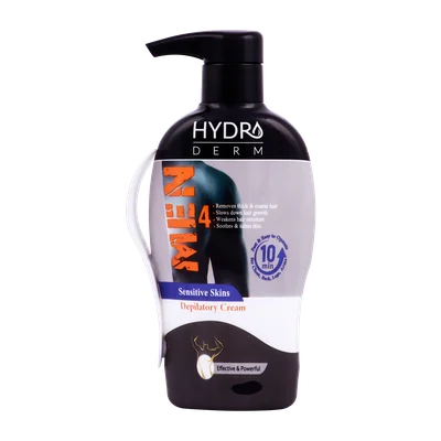 تصویر کرم موبر بدن آقایان هیدرودرم پوست حساس