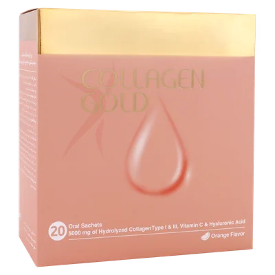 تصویر ساشه کلاژن گلد آدریان 20 عددی