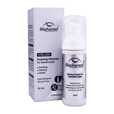 تصویر  فوم پاک کننده آرایش دور چشم پوست حساس بلفامد