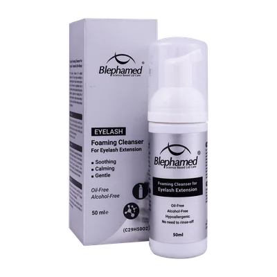 تصویر فوم پاک کننده آرایش مژه های اکستنشن بلفامد