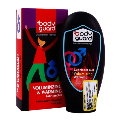 تصویر ژل لوبریکانت بادیگارد حجم دهنده و گرم کننده