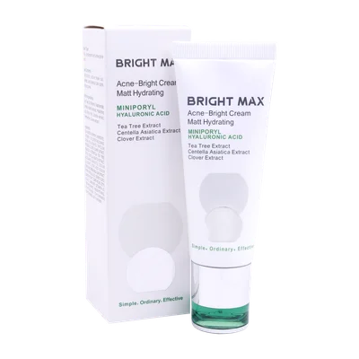 تصویر کرم مرطوب کننده مات آکنه برایت مکس پوست چرب