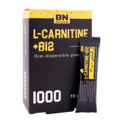 تصویر ساشه ال کارنیتین 1000 و ب12 بی اس کی