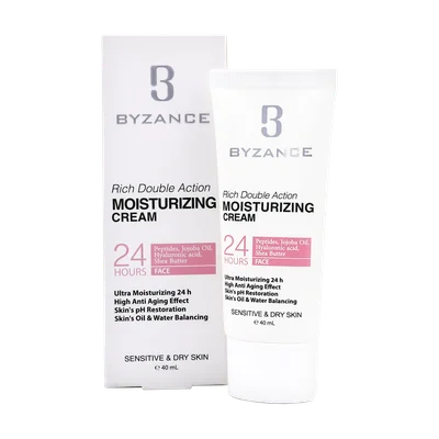 تصویر کرم آبرسان بیزانس پوست خشک و حساس