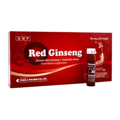 تصویر ویال خوراکی رد جینسینگ چوافارم