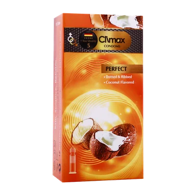 تصویر کاندوم خاردار شیاردار نارگیل کلایمکس 12 عددی