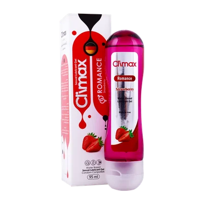 تصویر ژل لوبریکانت کلایمکس توت فرنگی